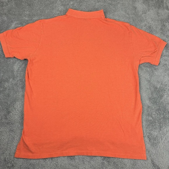 Polo Ralph Lauren Men's XL Orange Blue Pony 2 Button Short Sleeve Polo NY Mets - Picture 7 of 7